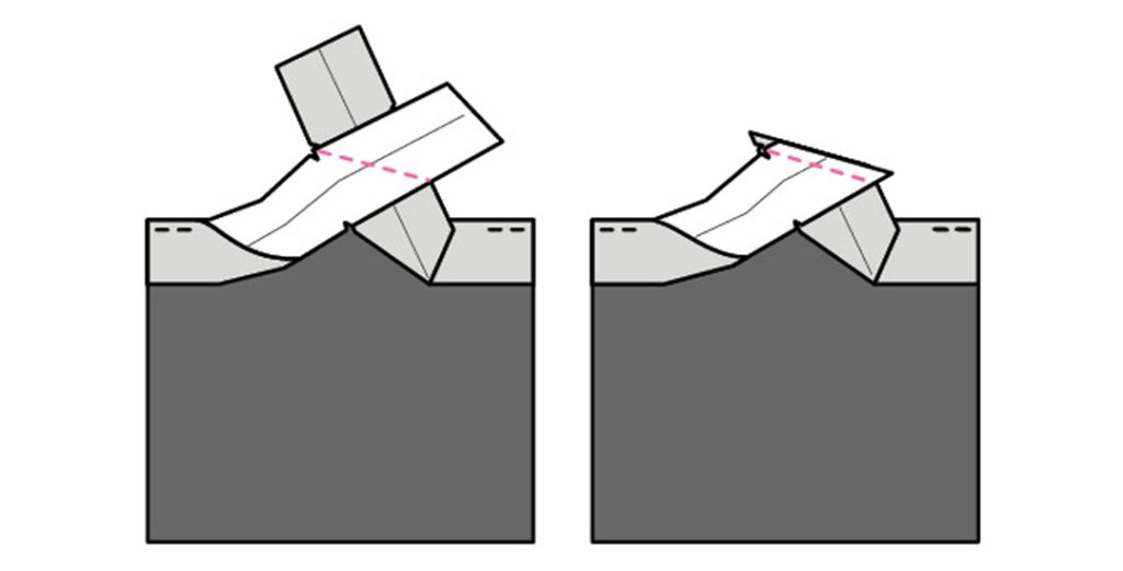 photo of instructions for joining the ends of a quilt binding
