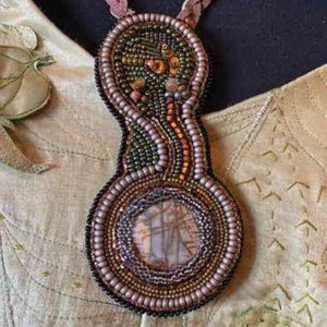 photo of a beaded amulet