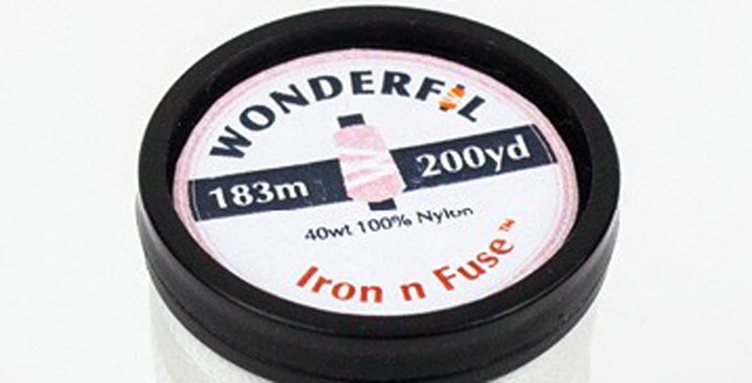 photo of the end of a spool of WonderFil Iron n Fuse thread