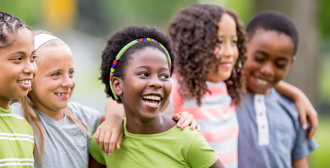 photo of a group of young friends