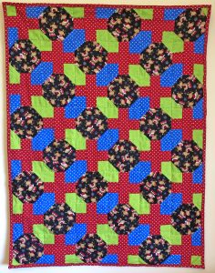 photo of the Flannel Frolic lap quilt