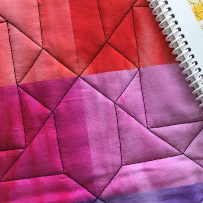 photo of edge-to-edge quilting pattern