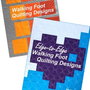 photo of tow walking foot quilting books