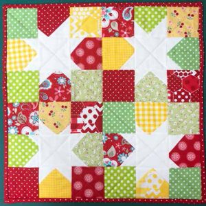 photo of Twinkle quilted table topper