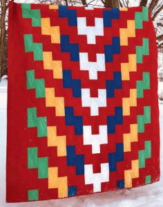 photo of the Voyageur quilt designed by Melissa Marginet
