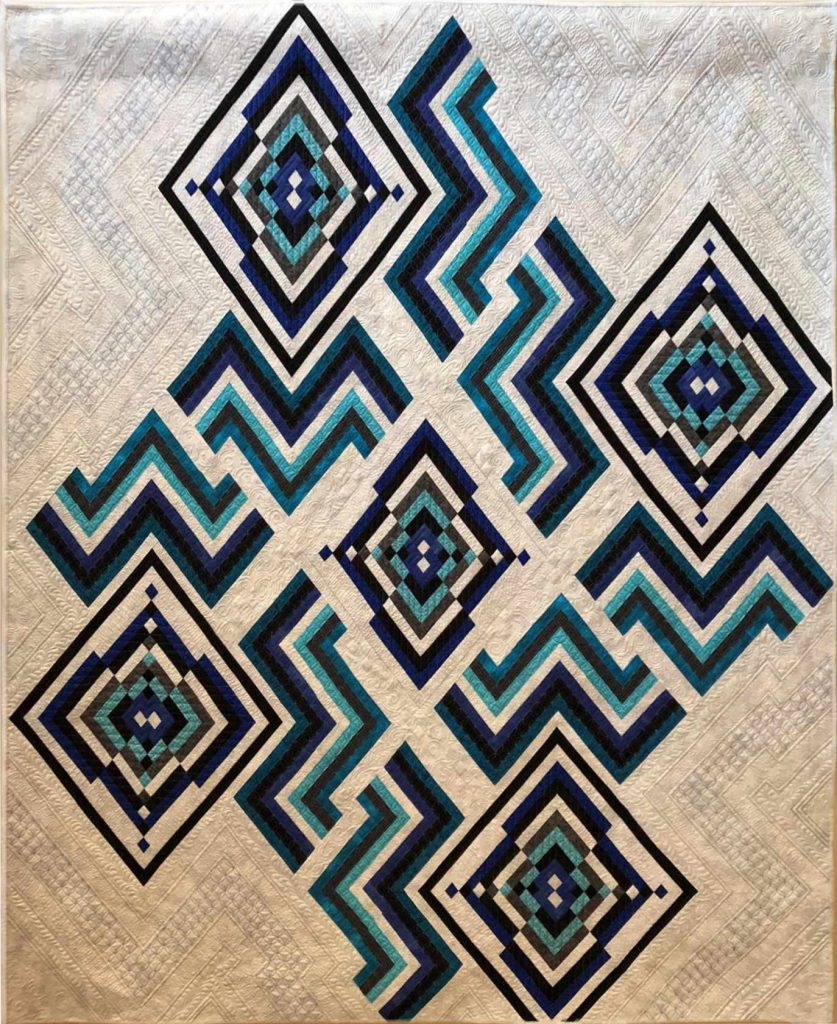 Rhombus Rules - Traditional & Wall and Bed Quilts - 3rd place