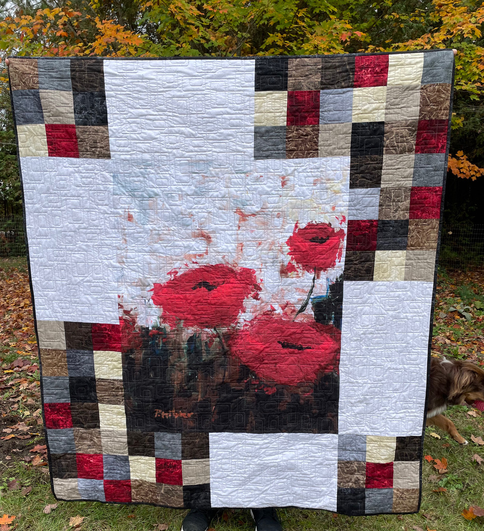 Quilts of Valour, Canada, Poppy Panel