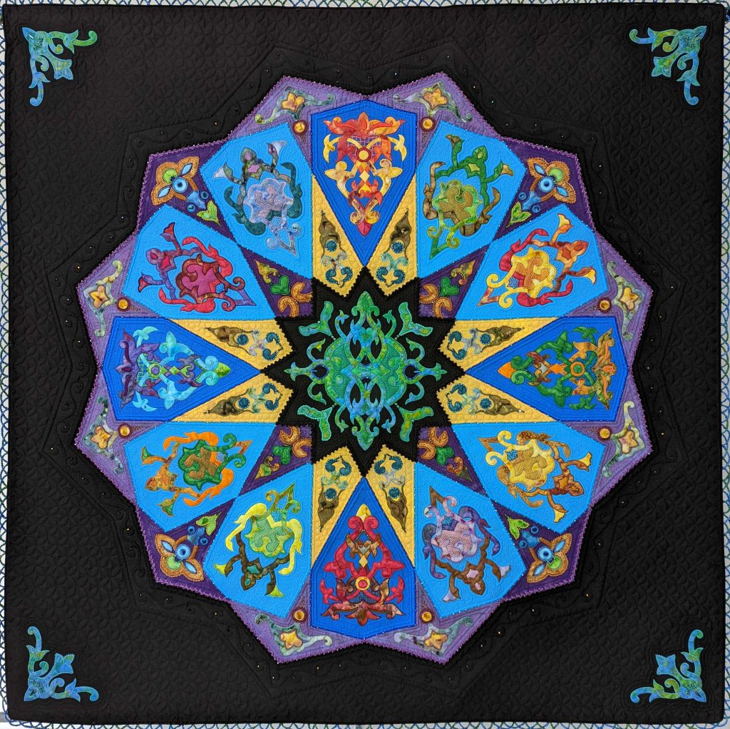 Majestic - Traditional, Wall and Bed Quilts 1st Place