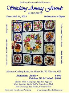 Stitching Among Friends Quilt Show @ Alliston Curling Club | New Tecumseth | Ontario | Canada