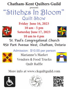 Stitches In Bloom @ St. Paul's Congregational Church | Chatham | Ontario | Canada