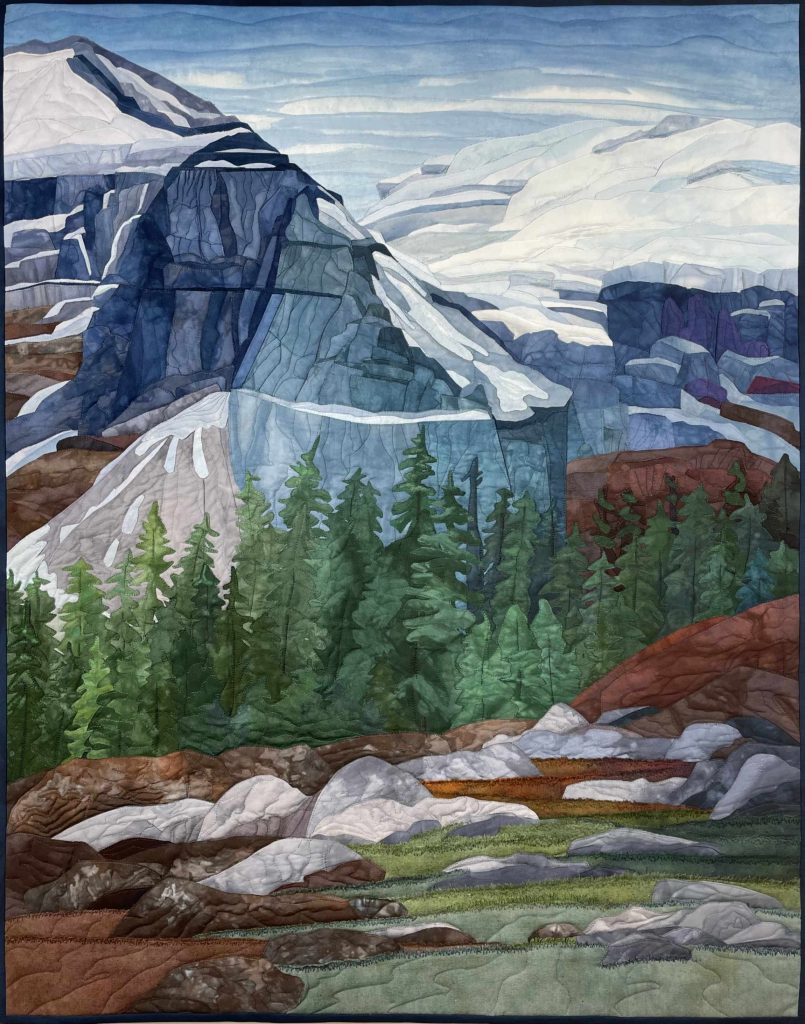 Hiking at Lake Louise - Excellence by an Alberta Quilt Maker