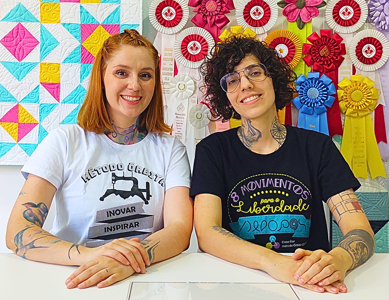 Aline Bugarin and Natasha Bugarin of Orbital Quilting