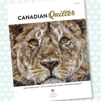 Canadian Quilter magazine spring 2025