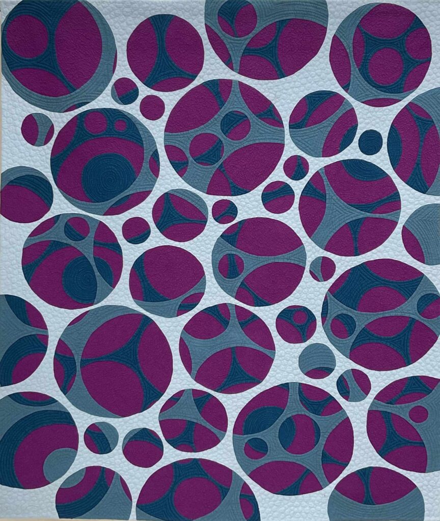 Layered Circles - Abstract and Improvisational 3rd Place