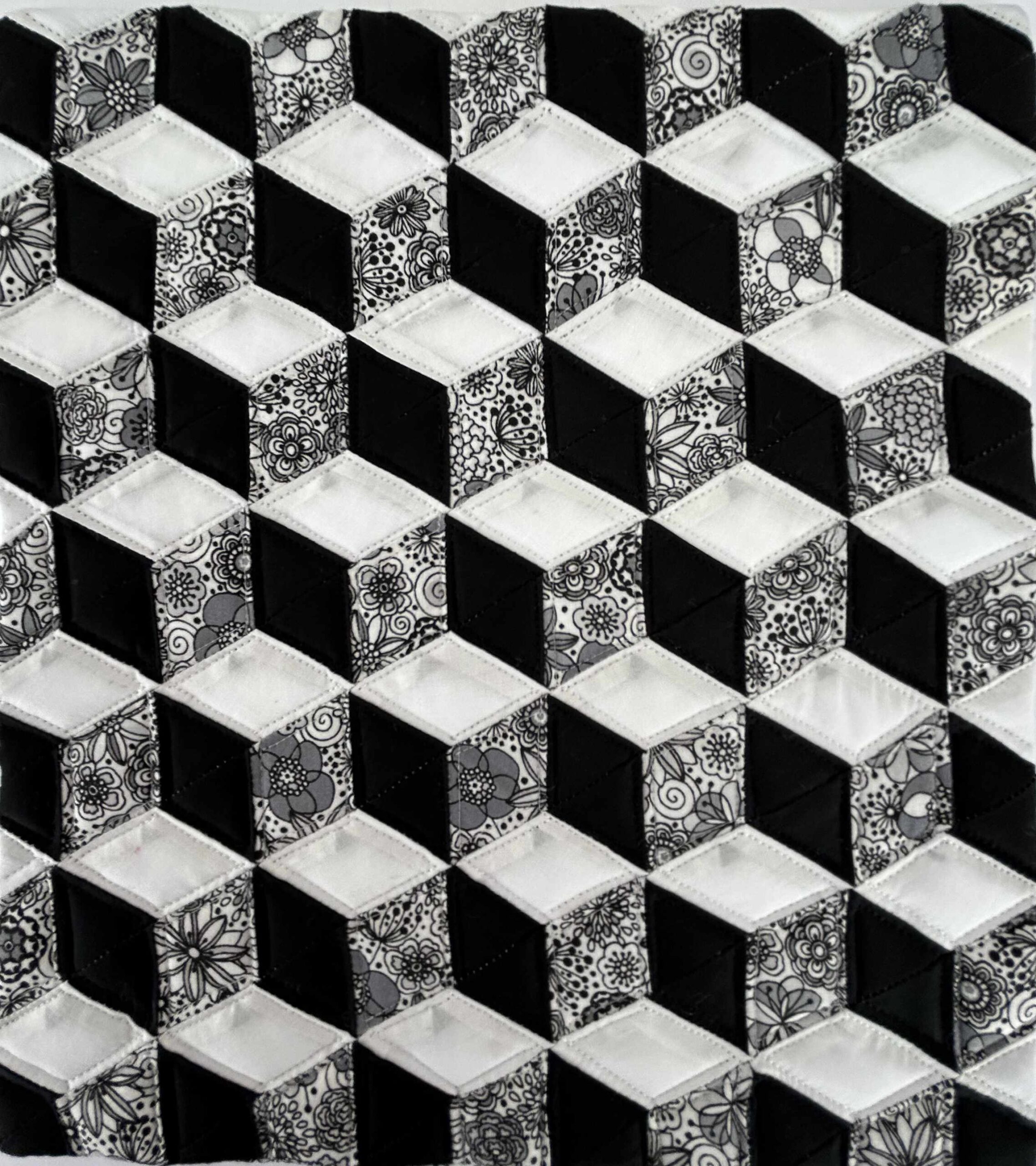 Registration label for the Virtual History project of the Cranbrook Quilters Guild 