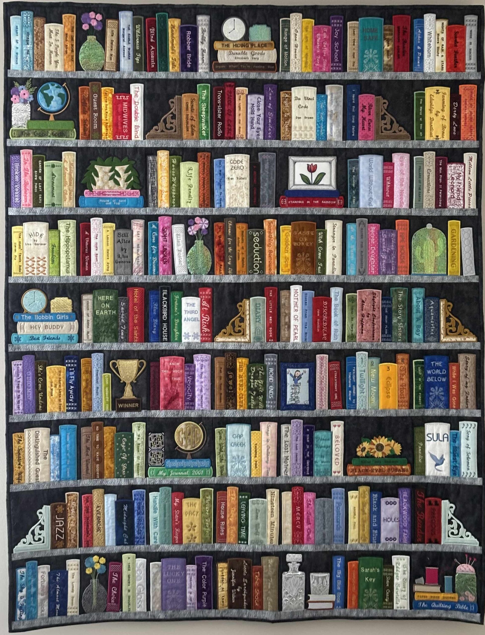 Carol Chenier with Reading is Healing and Quilting