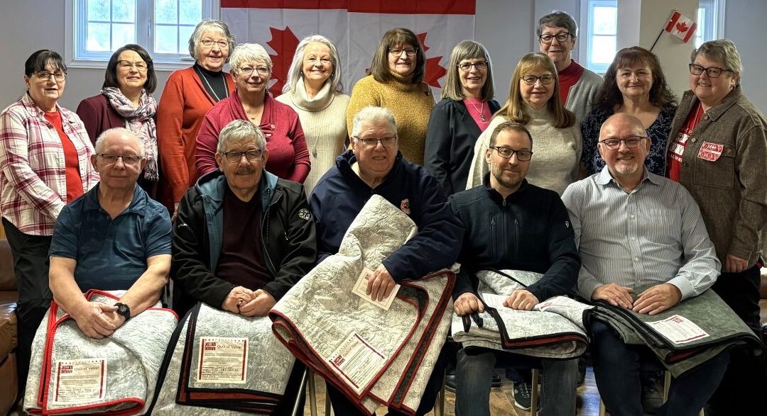Cozy Quilts of Valour from Arnold’s Cove, Nfld