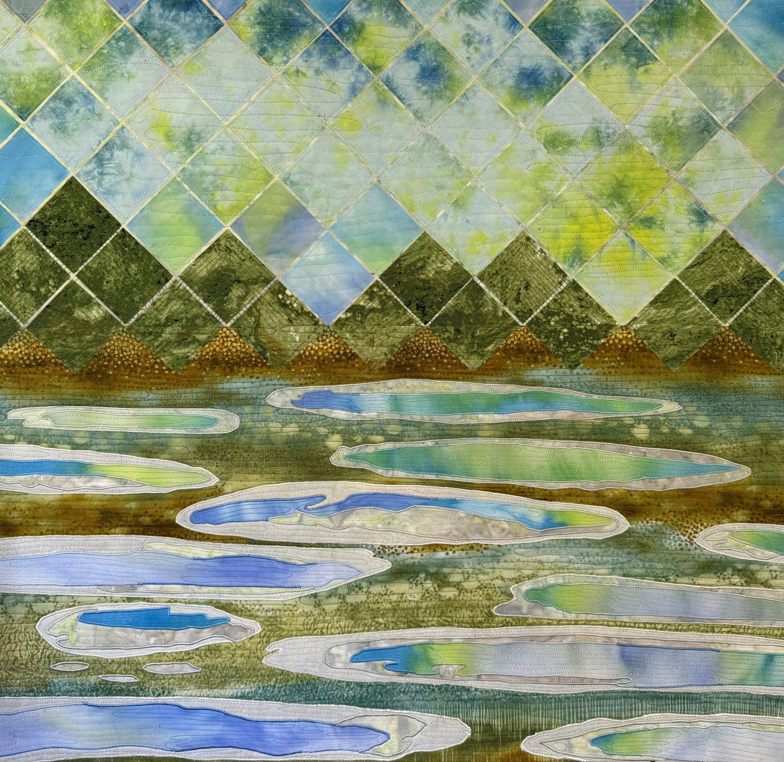 Diana Bartelings_ Spotted Lake- Healing Pools Quilt challenge