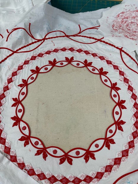 Fabric inspiration for Maze of Vines and Roses