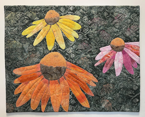 Thread Painted Coneflowers - Robin Bogaert - 8:30 am – 4 pm