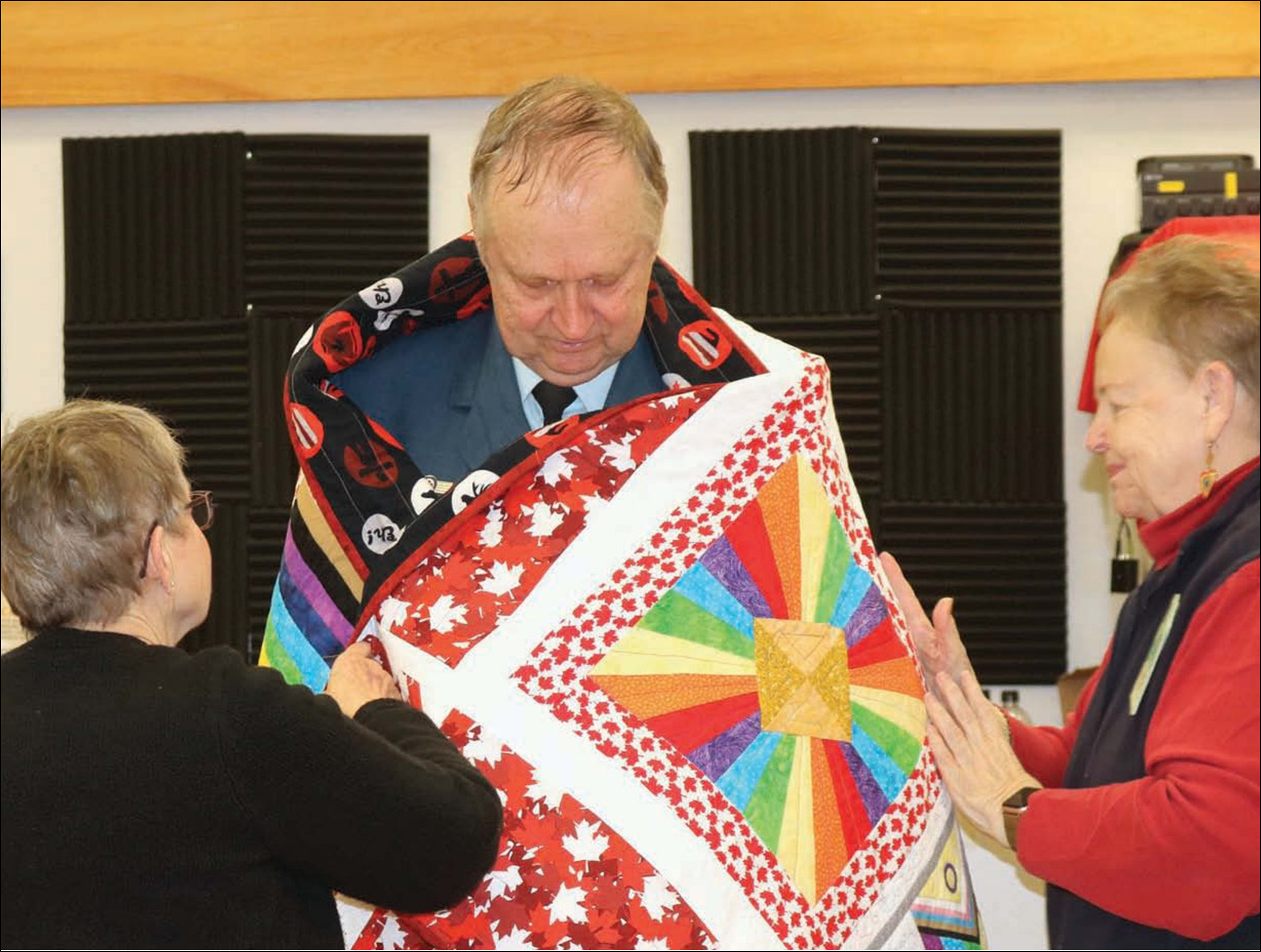 orignal-size-image Quilt of Valour for a Military Purge Survivor