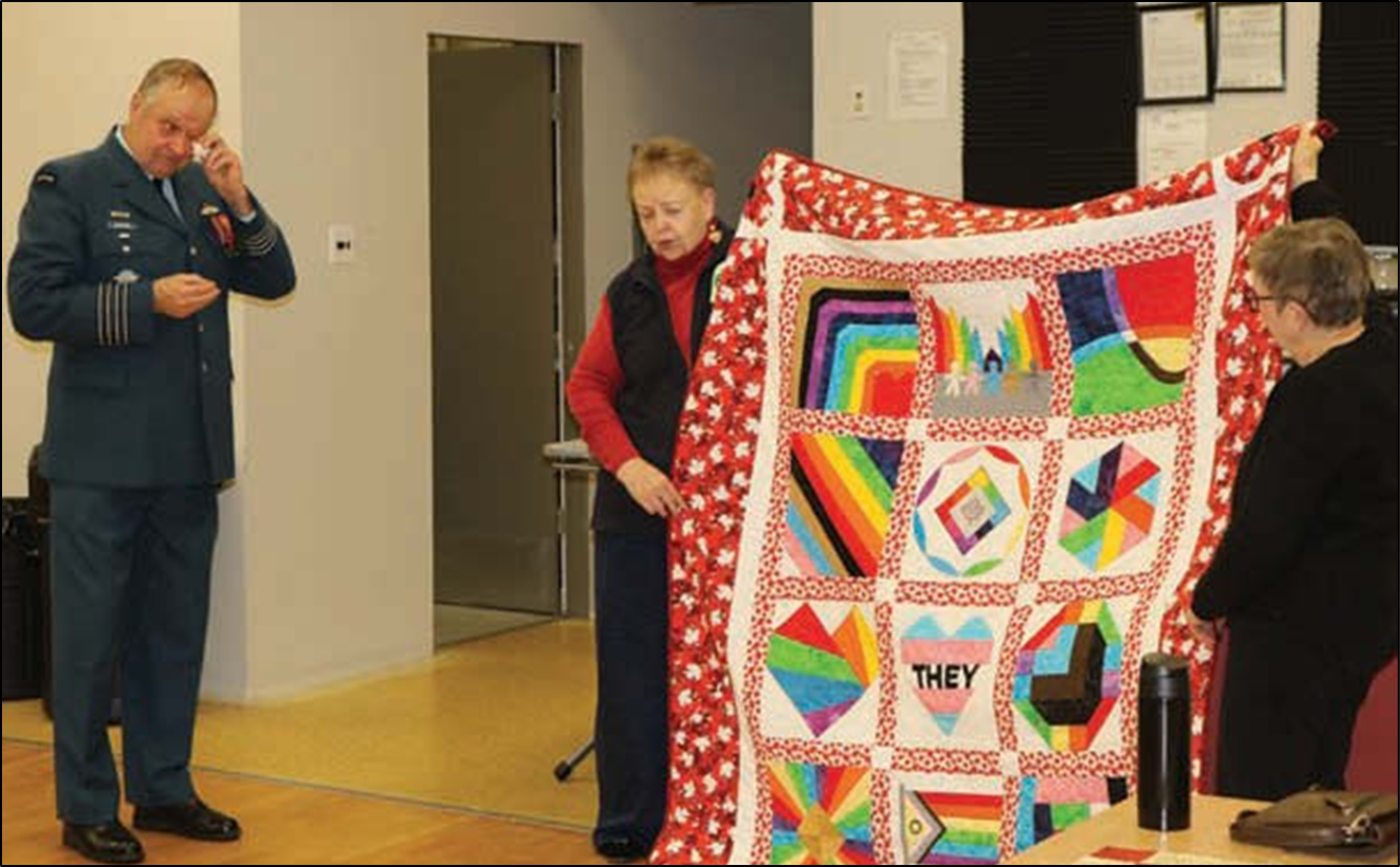 Quilt of Valour for a Military Purge Survivor