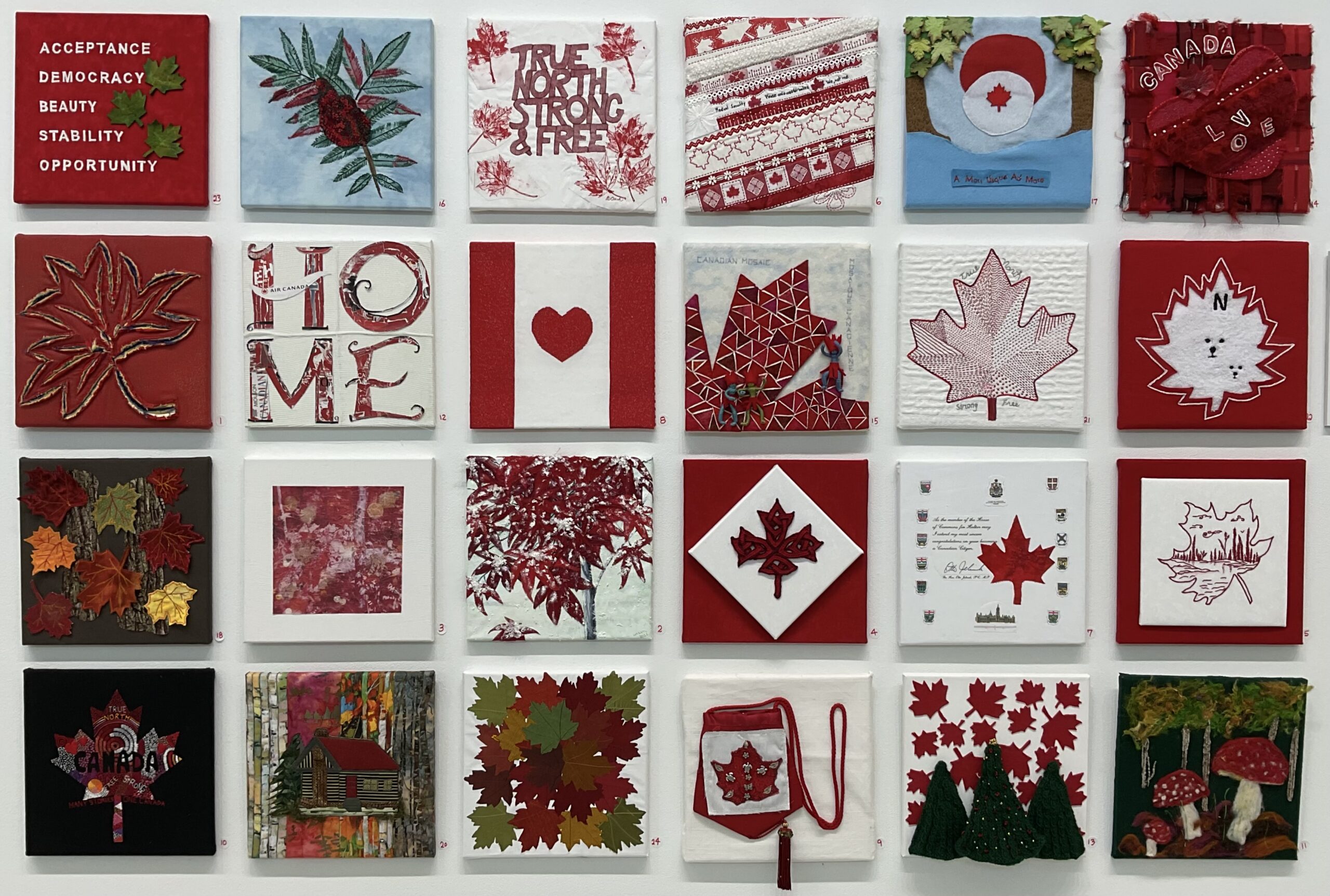 What Does Canada Mean to Mean to Me? Oakville Fibre Artists