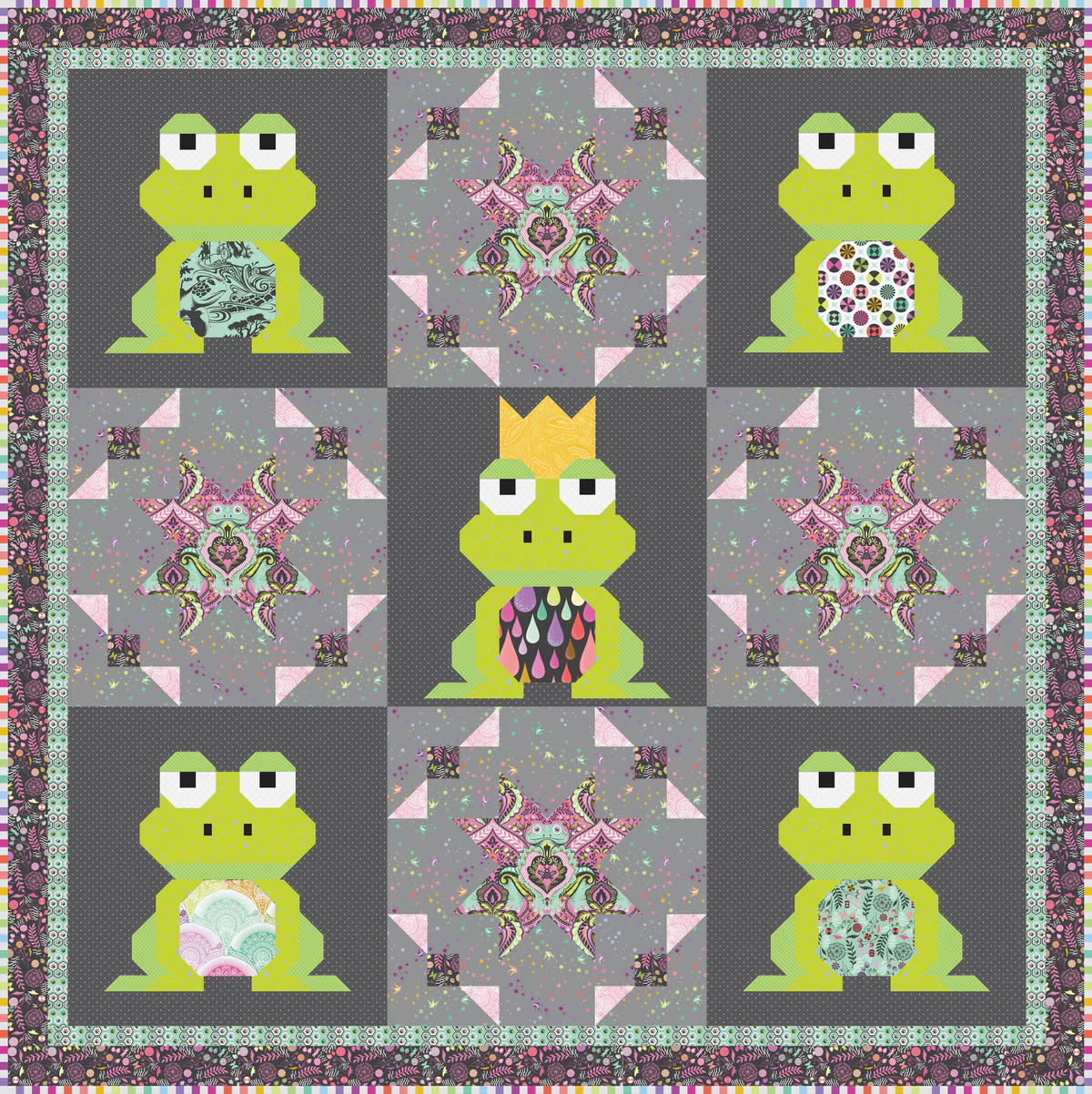Kiss Me I'm Charming by Art East Quilting Co.