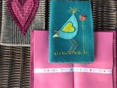 DIY Wool Applique Needle Book - Shirley Dawson - 1pm -4pm